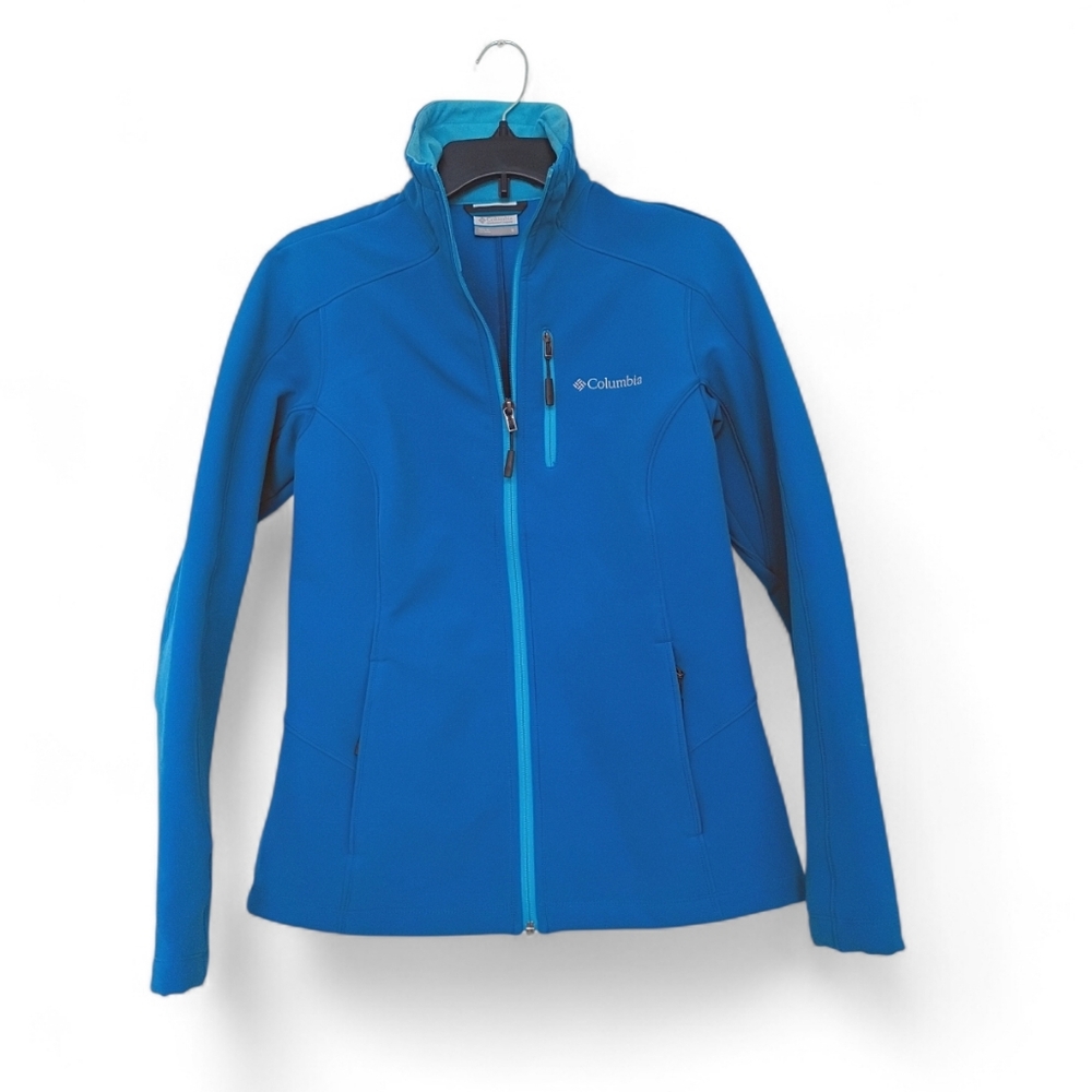 Columbia Bright Blue Utility Softshell Jacket